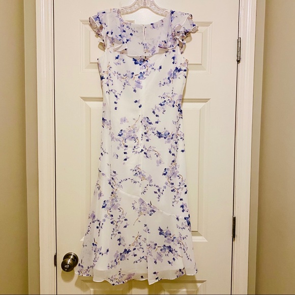 NWT Ralph Lauren | Georgette Cap Sleeve Dr… - Picture 4 of 6